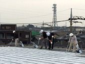 大宮ロジスティック様　（2000平米）　屋根塗装2